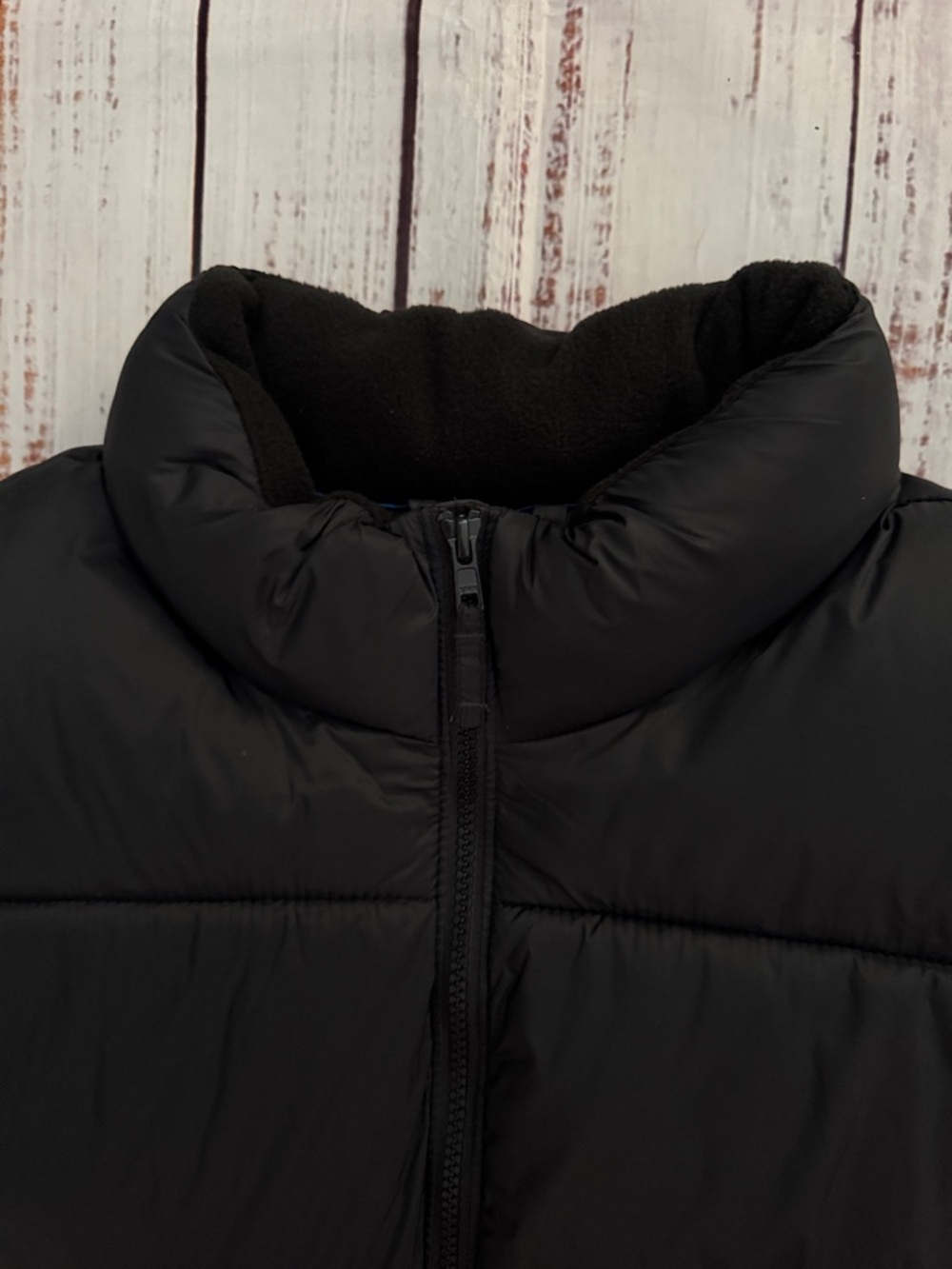 Old Navy Black Quilted Puffer Vest with Zipper Closure XXL - Picture 4 of 12